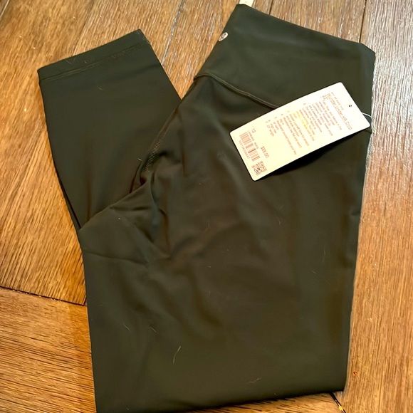 Wunder Under High-Rise Crop 23" rainforest green - Picture 5 of 6